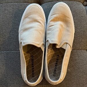 Converse Men's Beige Slip-On Loafers